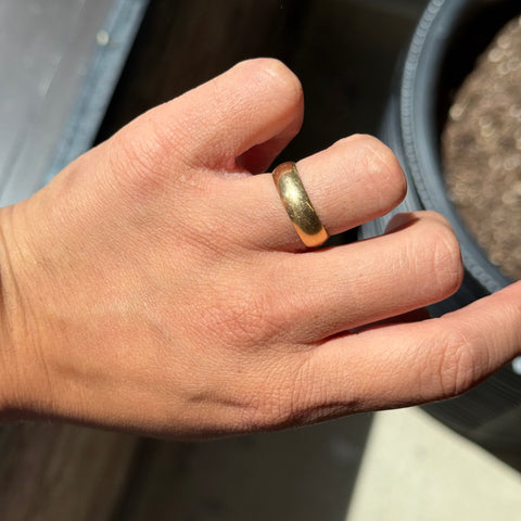 Vintage Wedding Band, 5.75mm