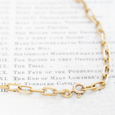 Vintage Paper Clip Chain Necklace, by Uno A Erre
