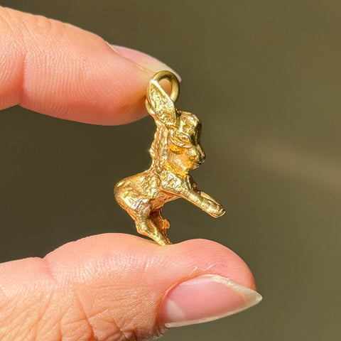 Vintage Donkey Charm