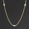 .86ctw Briolette Cut Diamond Station Necklace