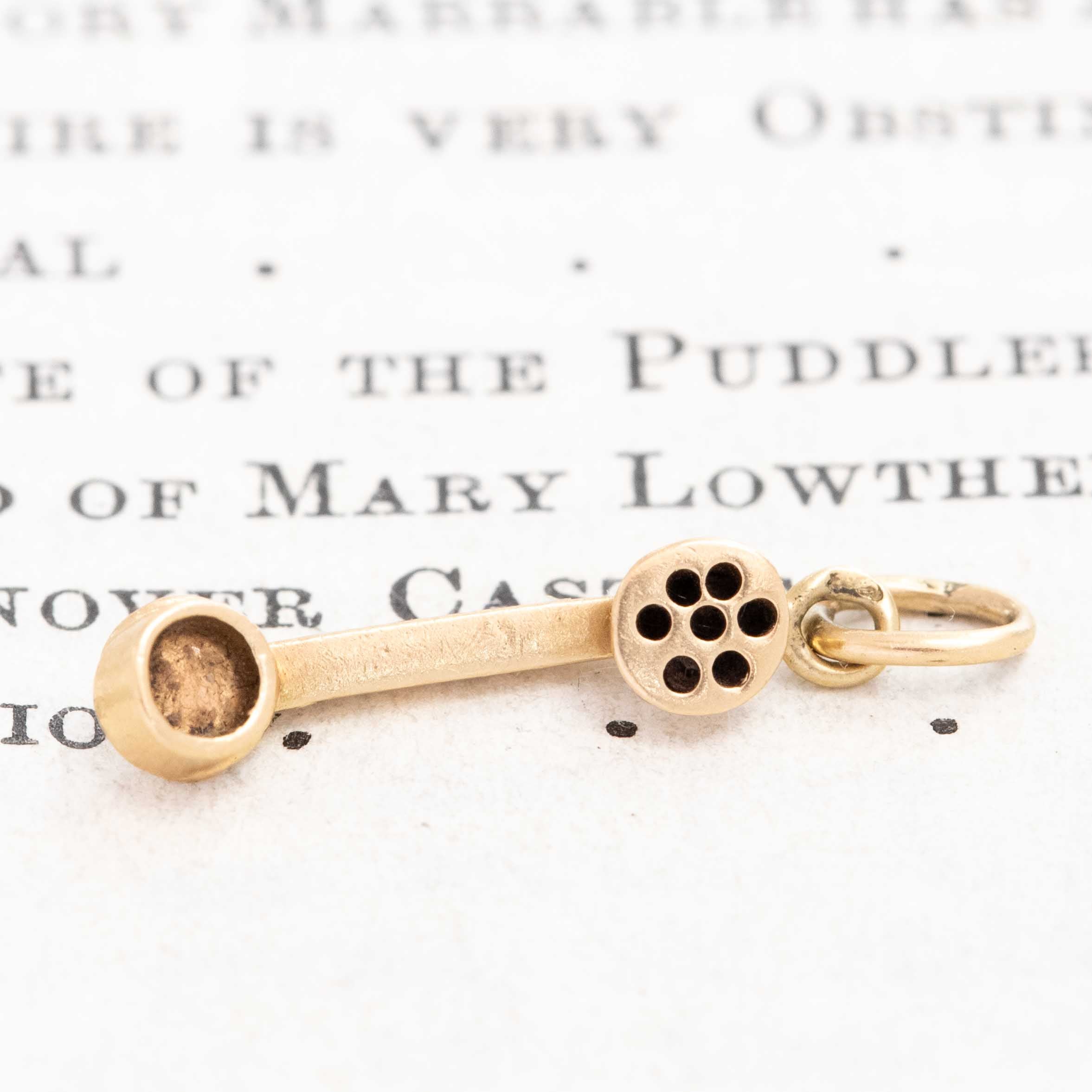 Vintage Telephone Charm, French