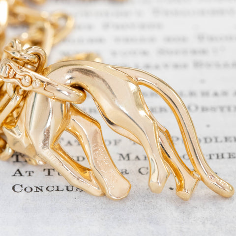 Vintage Panthere Molle Pendant, by Cartier