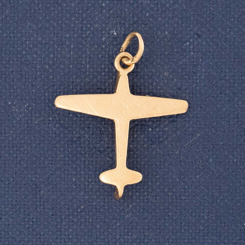 Vintage Airplane Charm