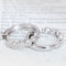 1.25ctw Old European Cut Diamond Bezel Hoop Earrings