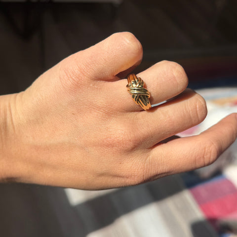 Vintage X Ring, by Tiffany & Co.