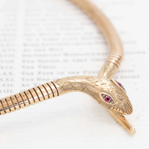 Antique Serpent Collar, English