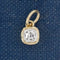 .19ct Cushion Cut Diamond Bezel Charm/Pendant