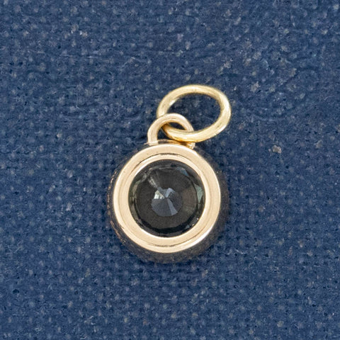 .51ct Sapphire Bezel Charm