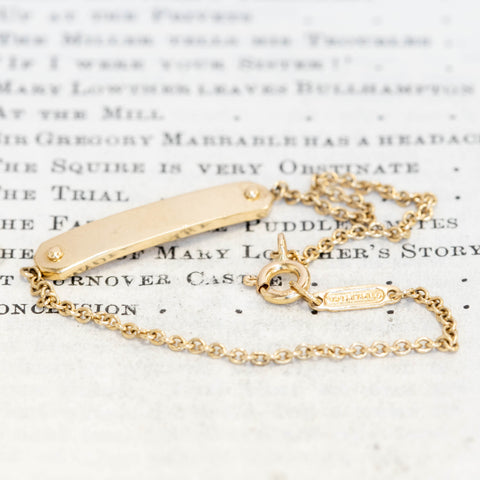 Vintage Petite ID Bracelet, by Tiffany & Co.