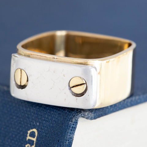 Vintage Square Shank Band, by Piaget