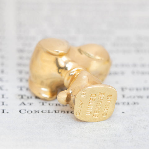 RARE Vintage Gold Snoopy Pendant, by Cartier