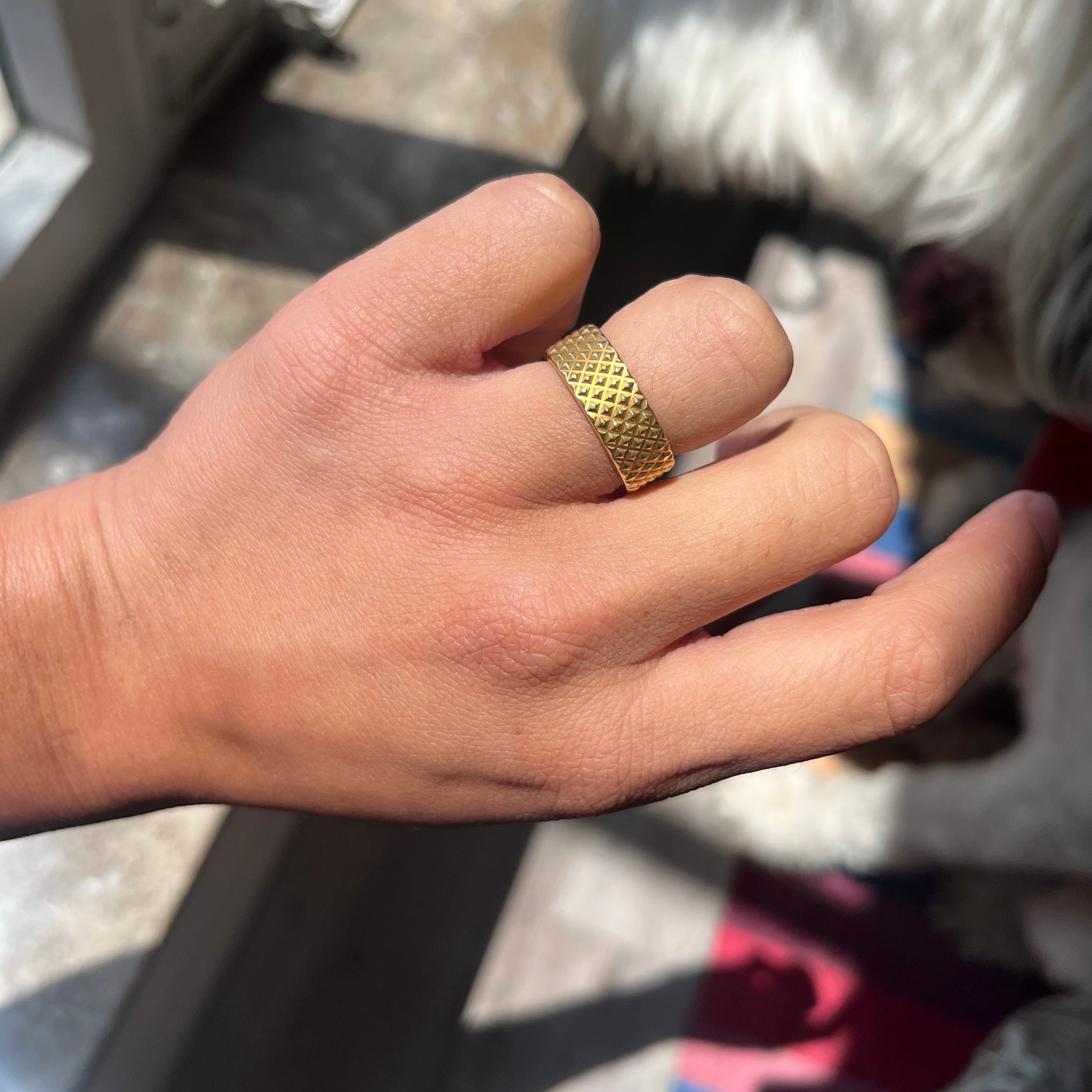 Diamond Point Band, by Tiffany & Co.