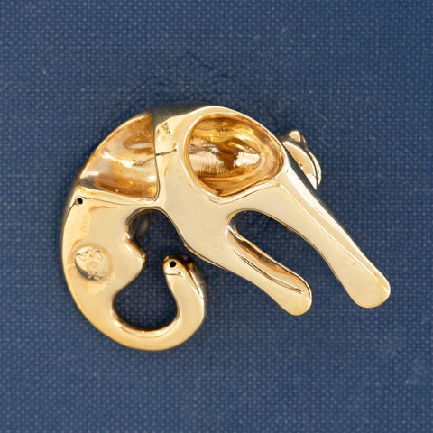 Vintage Panther Slider Pendant