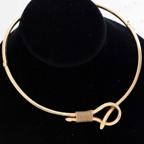 Vintage Gold Knot Collar