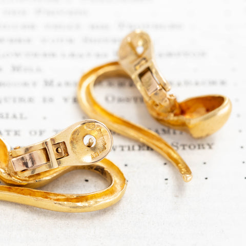 Vintage Serpent Earrings, by Lalaounis