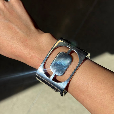 Vintage LOVE Wide Bangle, by Donald Claflin for Tiffany & Co.
