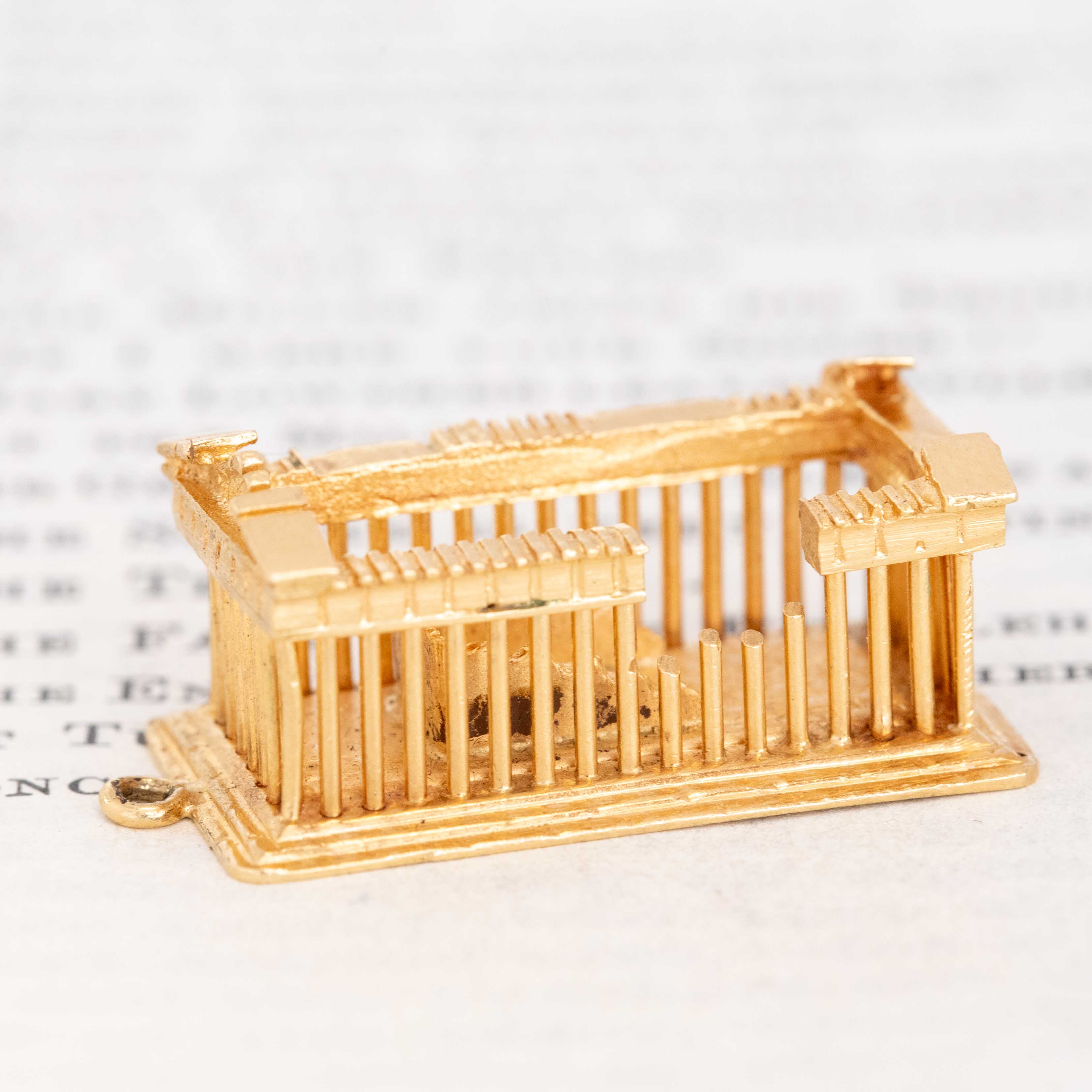 Vintage Greek Parthenon Temple Charm