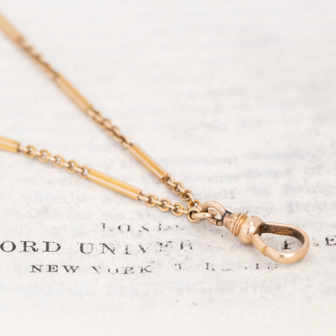 Antique Fancy Link Long Chain, 48"