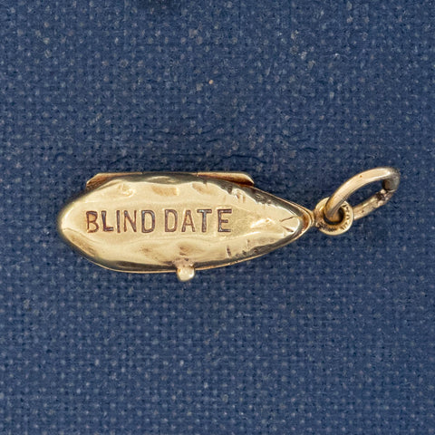 Vintage Blind Date Glasses Case Charm