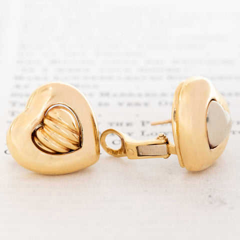 Vintage Convertible Heart Earrings, by Boucheron