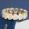 1.79ctw Half Moon Diamond Eternity Bezel Band