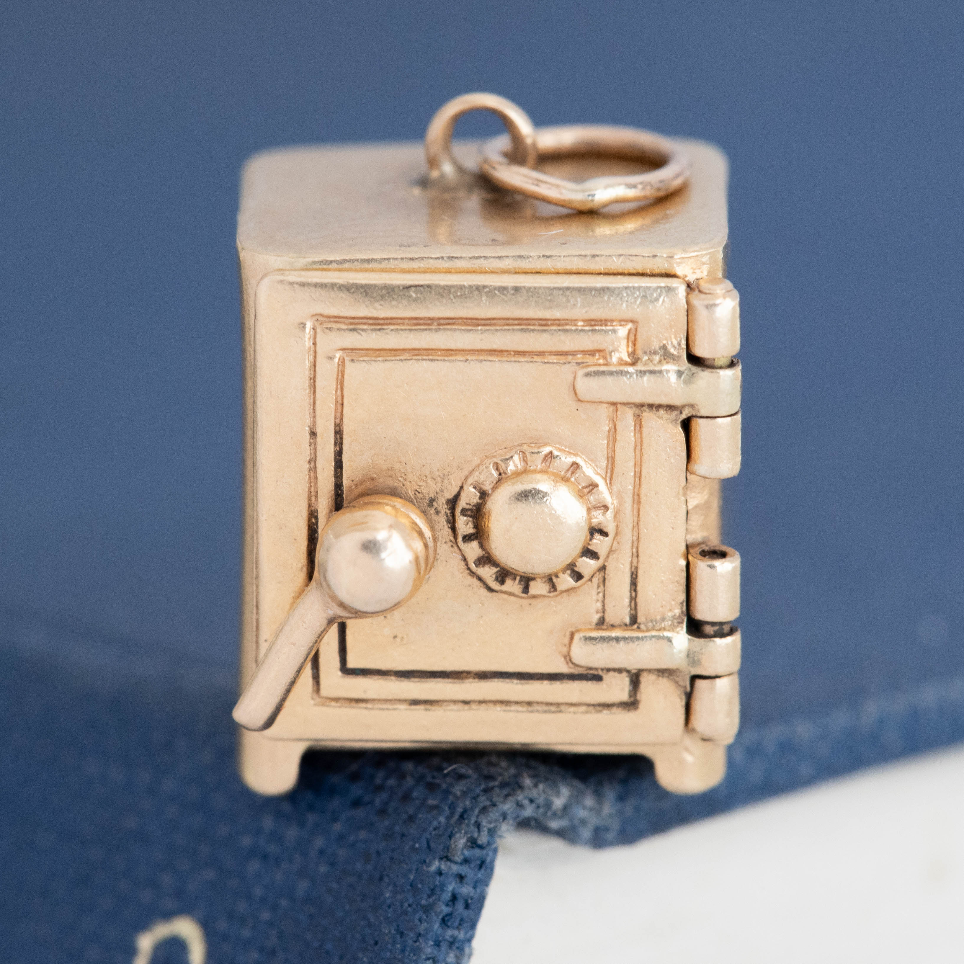 Vintage Dollar Safe Charm