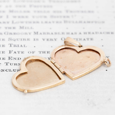 Vintage Heart Locket Pendant