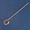 Edwardian Diamond, Ruby & Pearl Horseshoe Stick Pin