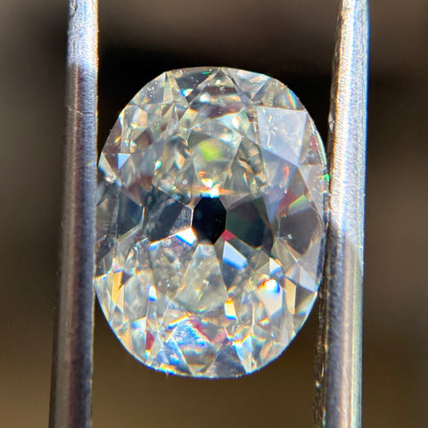 2.23ct Elongated Old Mine Cut Diamond, GIA L VS2