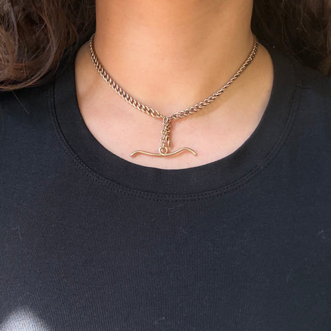Antique Watch Chain Necklace