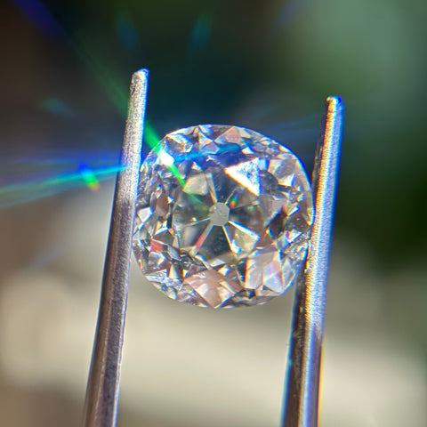 4.14ct Old Mine Cut Diamond, GIA L SI2