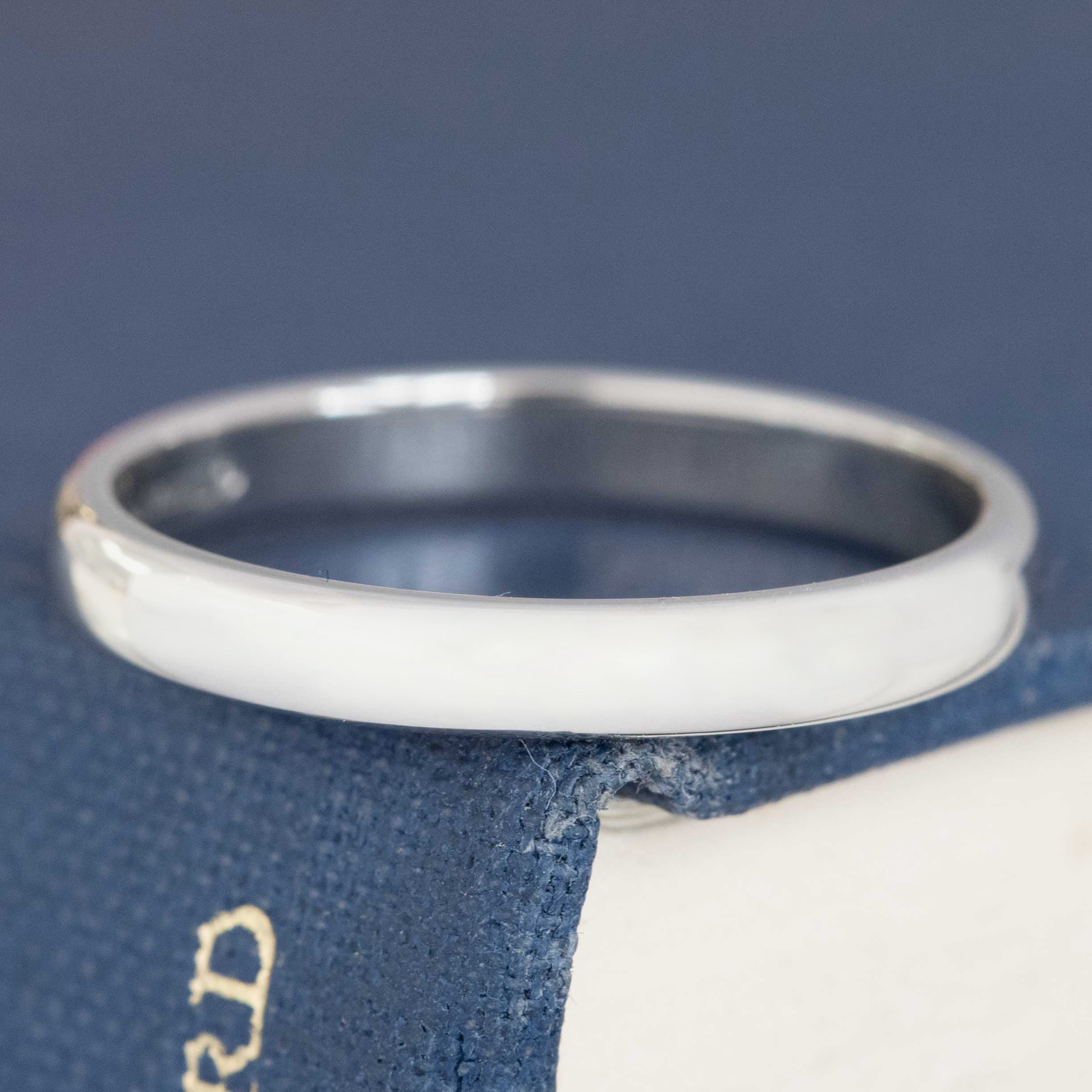 Vintage Platinum Wedding Band, by Tiffany & Co.