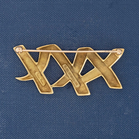 Vintage Graffiti XXX Brooch, by Paloma Picasso for Tiffany & Co.