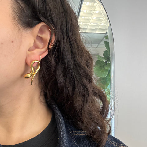 Vintage Serpent Earrings, by Lalaounis