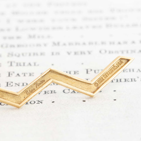 Vintage Zig Zag Earrings, by Paloma Picasso for Tiffany & Co.