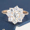 1.47ctw Vintage Old European Cut Diamond Cluster Ring