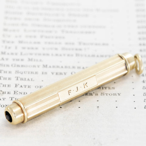 Vintage Geometric Pencil Pendant, by Tiffany & Co.
