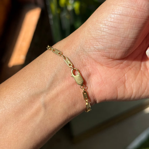 Vintage Fidelity Link Bracelet, by Cartier