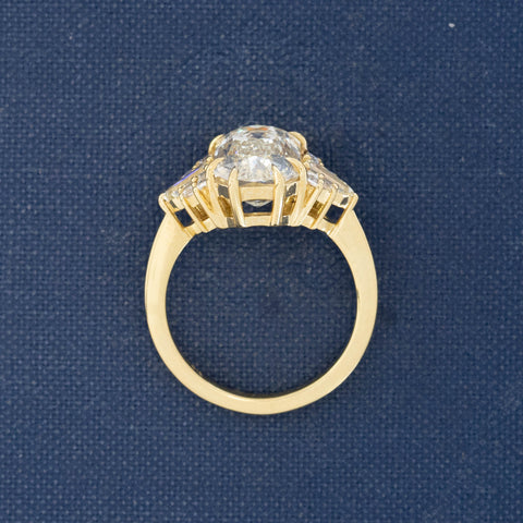 5.07ct Criss-Cut Diamond Ring, GIA M SI2