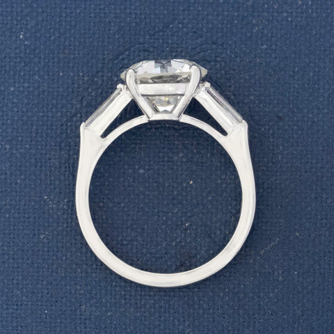 3.00ct Old European Cut Diamond Ring, GIA K VVS2