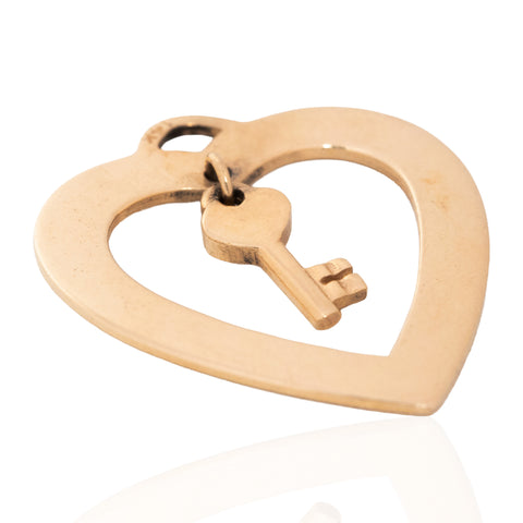 Vintage “Key to my Heart” Pendant