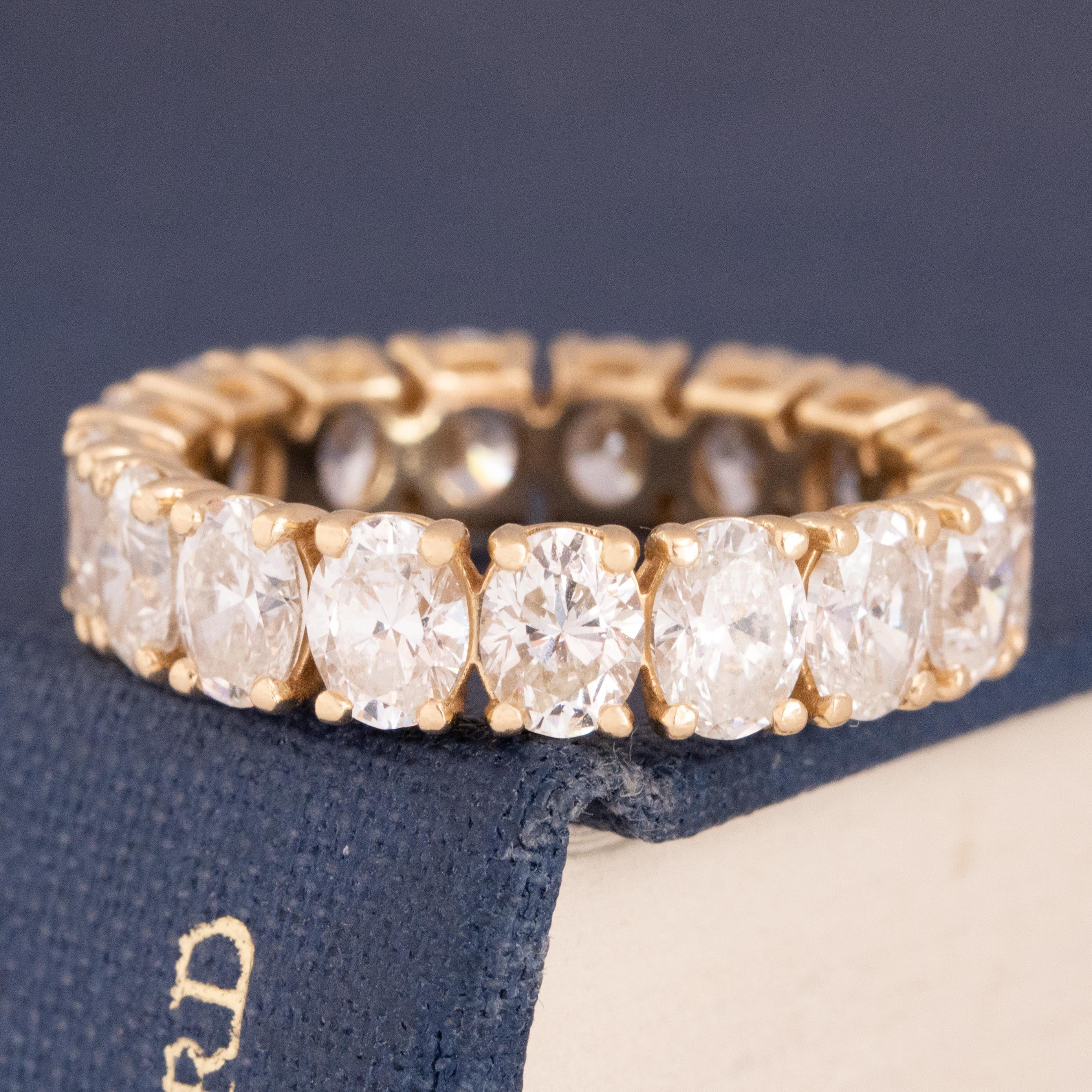 5.23ctw Oval Cut Diamond Eternity Band