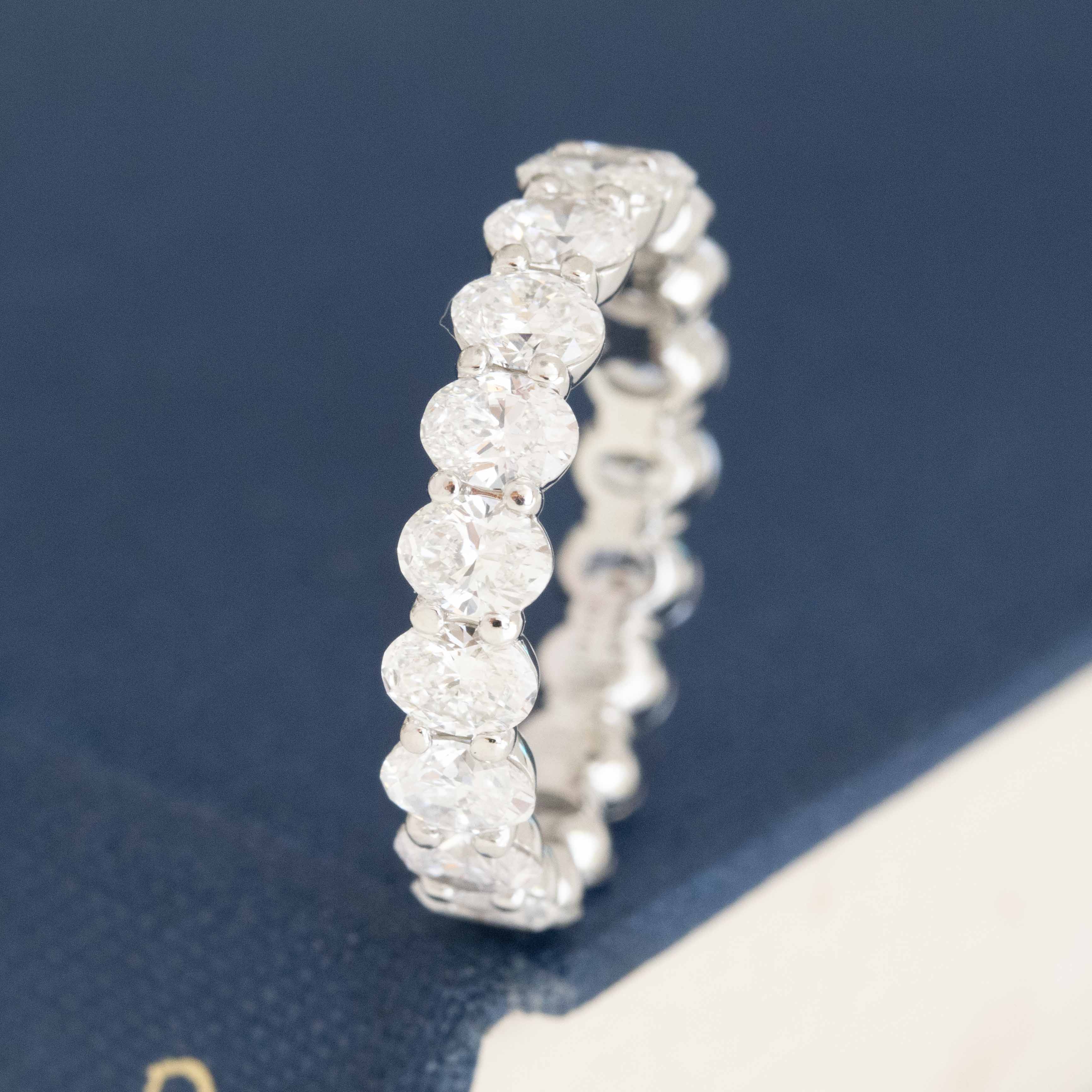 2.50ctw Oval Radiant Cut Diamond Eternity Band