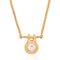 Vintage Round Brilliant Cut Diamond Pendant, Italian