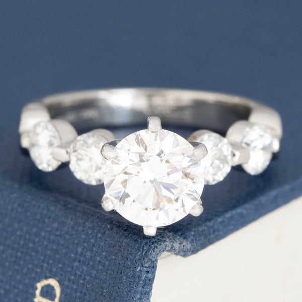 2.14ctw Round Brilliant Cut Diamond Ring, by Black Starr & Frost, GIA G