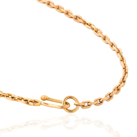 Vintage Biker Link Chain Necklace