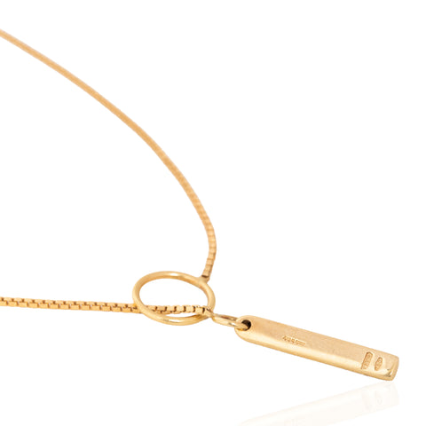 Gold Lariat Necklace, by Gucci