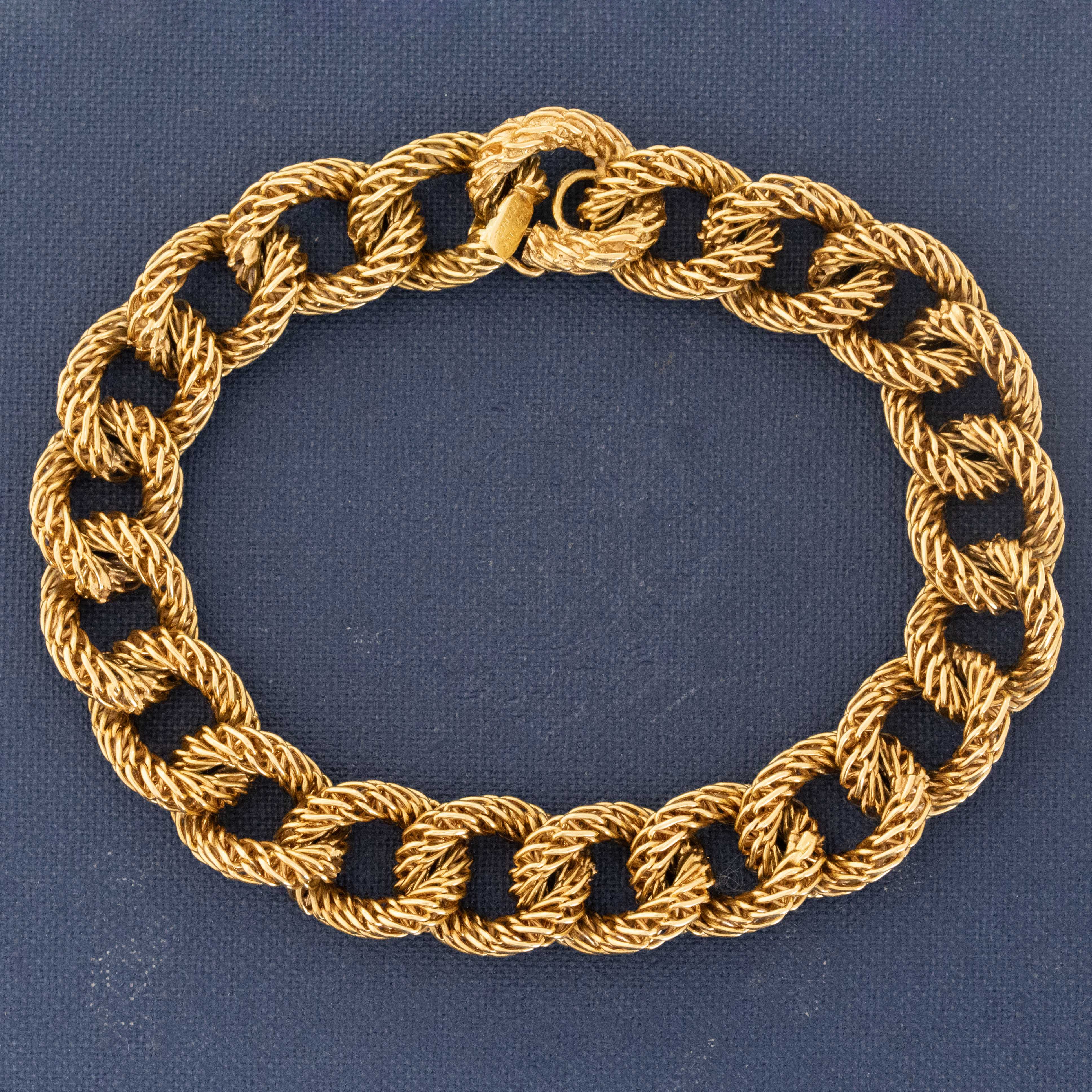 Vintage Rope Motif  Bracelet by Cartier France