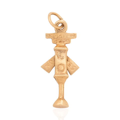 Vintage Broadway Stop Light Charm
