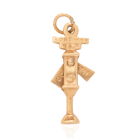 Vintage Broadway Stop Light Charm